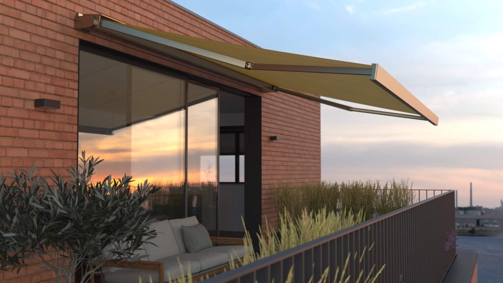 moderne Kassettenmarkise